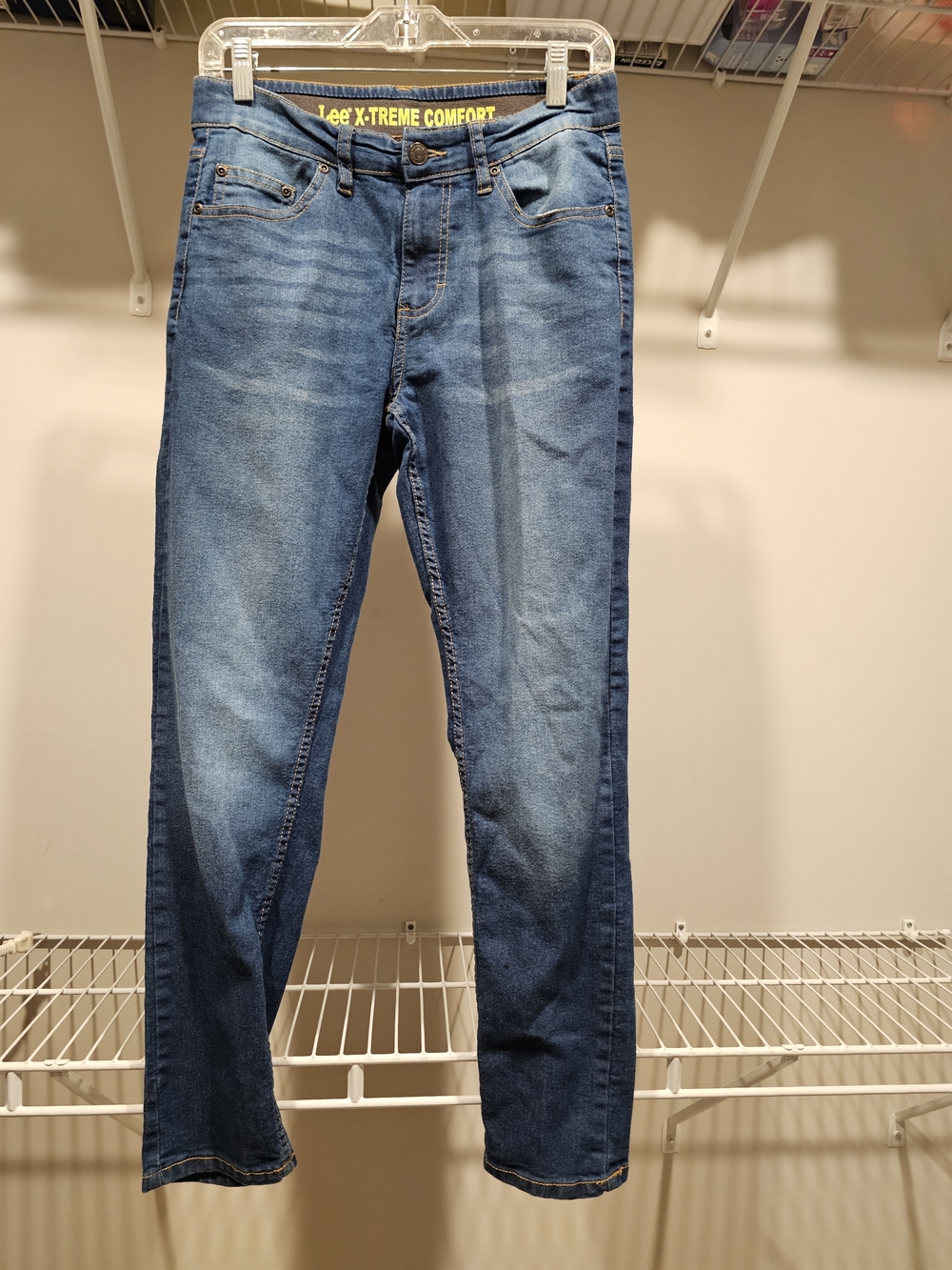 Lee Slim Straight Men's Mid Blue Jeans